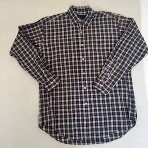 Ralph Lauren Blake Mens Plaid Button Down Long Sleeve‎ Shirt Small Cotton Small